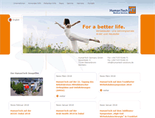 Tablet Screenshot of humantech-solutions.de